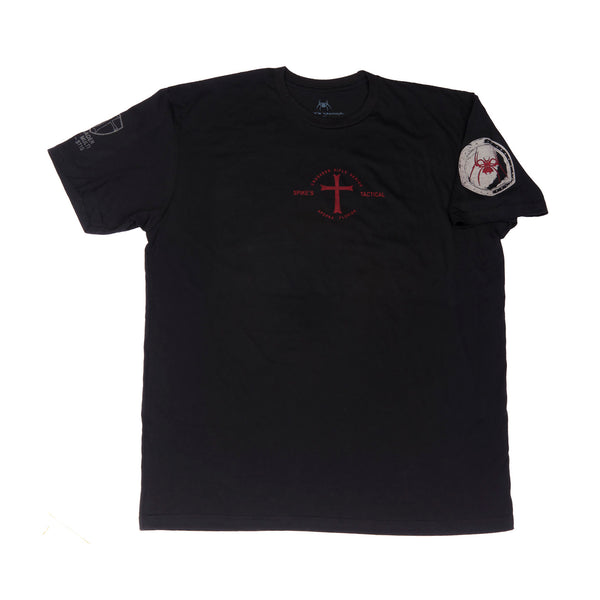 Spike's Tshirt If God Be For Blk 2x